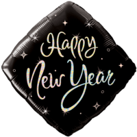 Happy New Year Sparkle Diamond Balloon