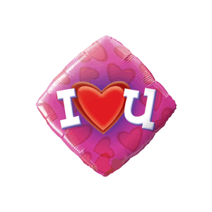 I Heart You Modern Text Balloon Small Image