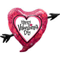 Valentine Arrow Heart Balloon