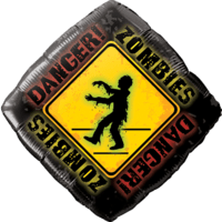 ZOMBIE CROSSING Balloon