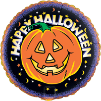 Friendly Pumpkin Halloween Balloon