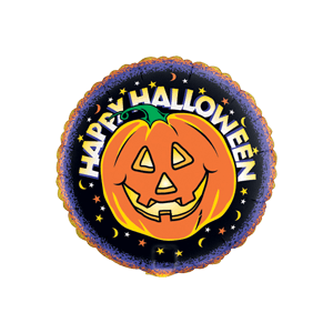 Friendly Pumpkin Halloween Balloon Small Image