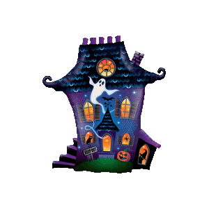 Spooky House Balloon Small Image