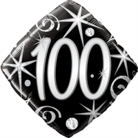 Elegant 100th Birthday Balloon