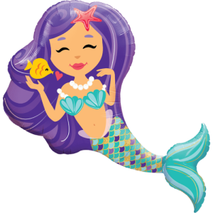 Enchanting Mermaid Balloon Small Image