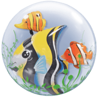 Tropical Fishes Double Bubble Balloon
