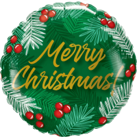 Christmas Greens & Berries Balloon