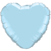 18" Baby Blue Heart Balloon